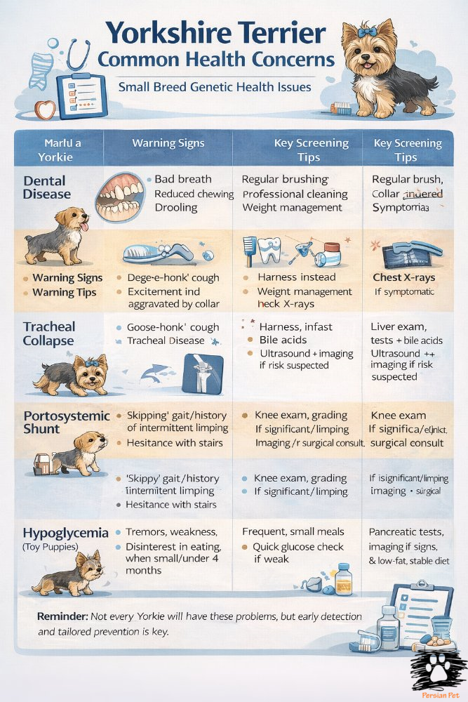 بیماری‌های شایع در یورکشایر تریر