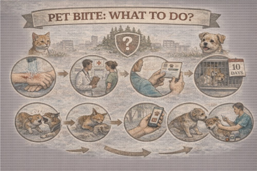 اگر حیوان خانگی ما گاز گرفت یا گاز گرفته شد چه کنیم؟