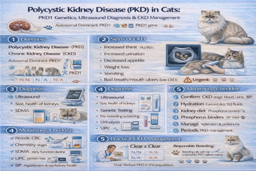 PKD گربه؛ بیماری کلیه پلی‌کیستیک