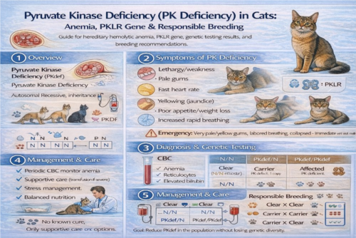 کمبود Pyruvate Kinase در گربه چیست؟