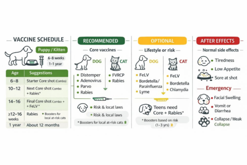 واکسیناسیون سگ و گربه؛ برنامه کامل و علمی
