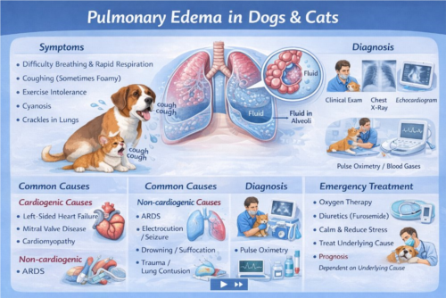 ✅ ادم ریوی در سگ و گربه