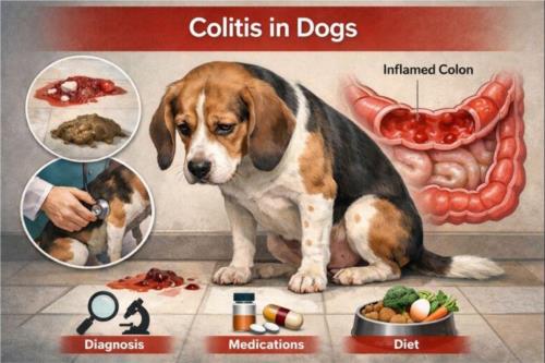 کولیت التهابی در سگ؛ علائم، تشخیص و درمان مؤثر