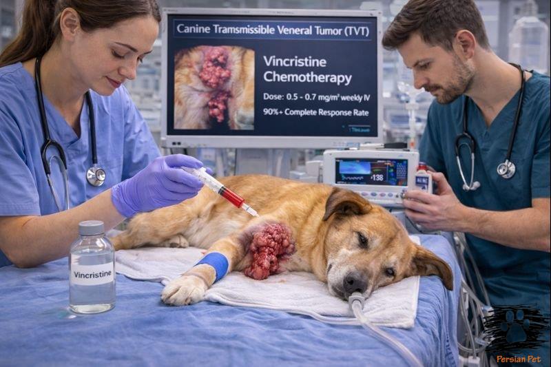 TVT در سگ؛ تشخیص و درمان استاندارد شیمی‌درمانی