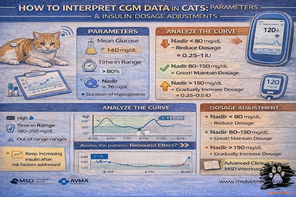 Continuous Glucose Monitoring در گربه دیابتی
