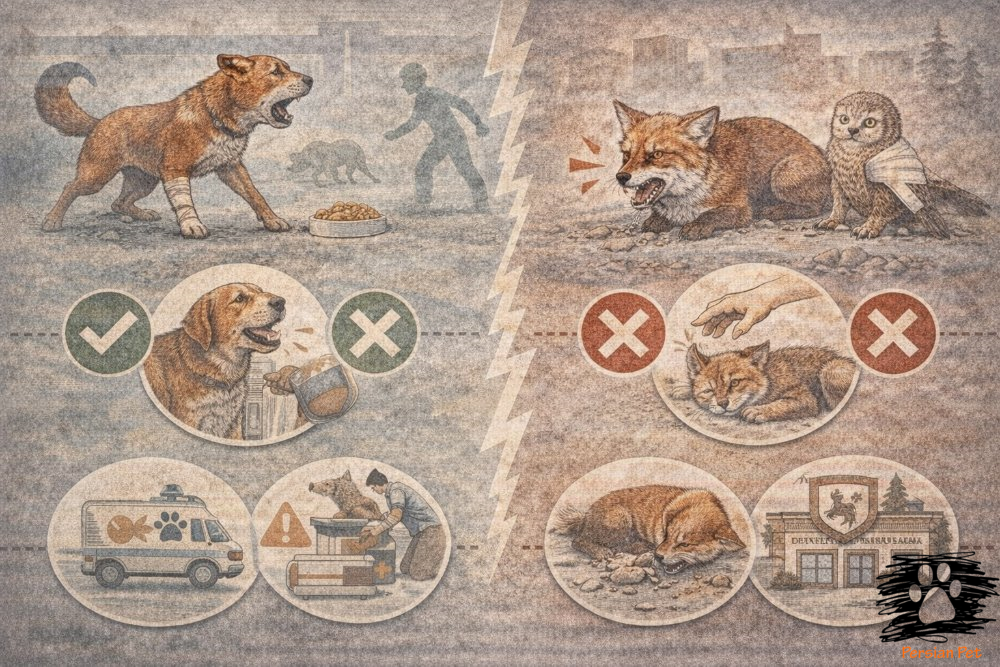 چرا غذا دادن به حیوانات وحشی آسیب‌زاست؟