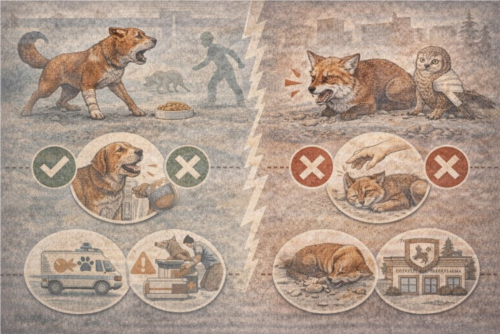 چرا غذا دادن به حیوانات وحشی آسیب‌زاست؟