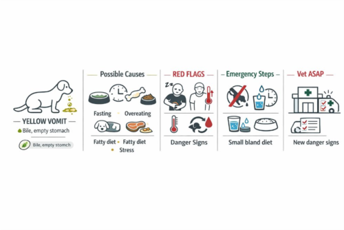 استفراغ زرد سگ؛ صفرا یا بیماری گوارشی؟
