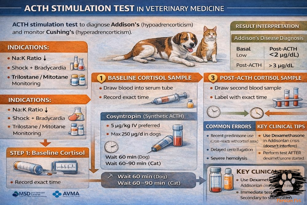 ACTH Stimulation Test در دامپزشکی | تفسیر تخصصی