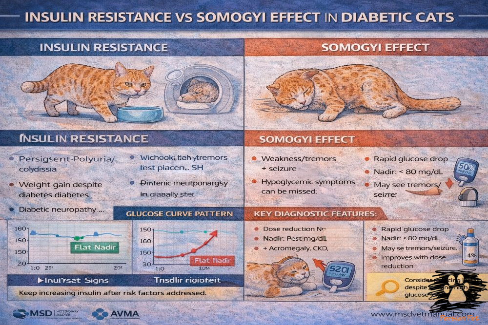 Somogyi Effect در گربه دیابتی | تشخیص تخصصی