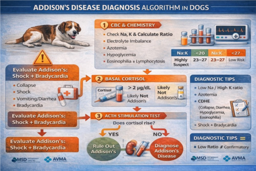 بیماری آدیسون در سگ | تفسیر نسبت Na:K