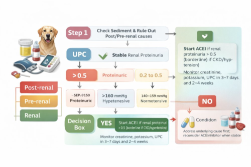 پروتئینوری در سگ؛ چه زمانی ACEI شروع کنیم؟
