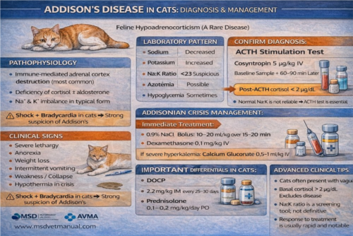 آدیسون در گربه | تشخیص و درمان تخصصی
