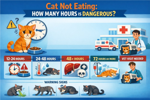 گربه غذا نمی‌خورد؛ چند ساعت خطرناک است؟