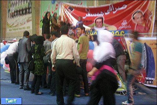 عکس هایی از سانحه در برنامه عمو فیتیله ای ها